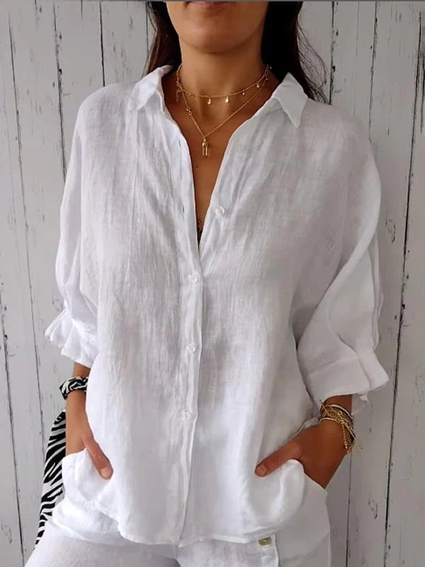 Comfort Chic Tie-Back Shirt