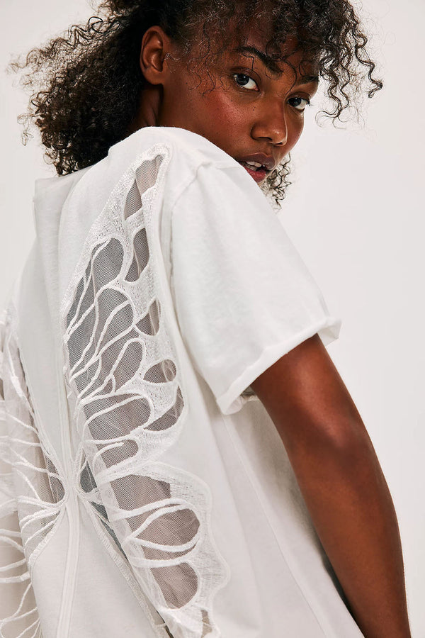 Butterfly Backless Top