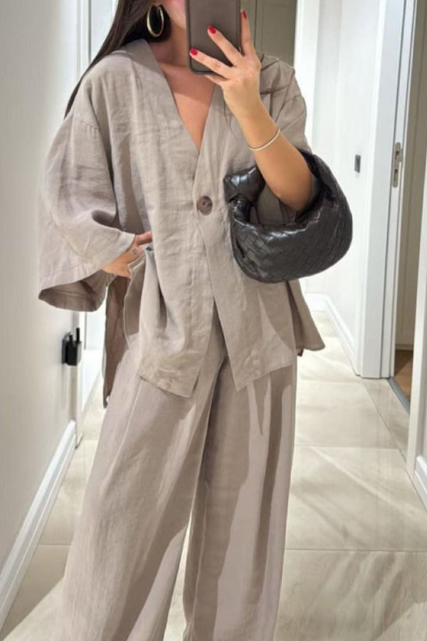 Comfy Cotton-Linen Suit
